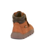 Dětské zimní barefoot boty ZERU TEX Cognac, Froddo, G2110150-3, hnědá - 28