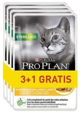Pro Plan Sterilised Chicken 4 x 85 g