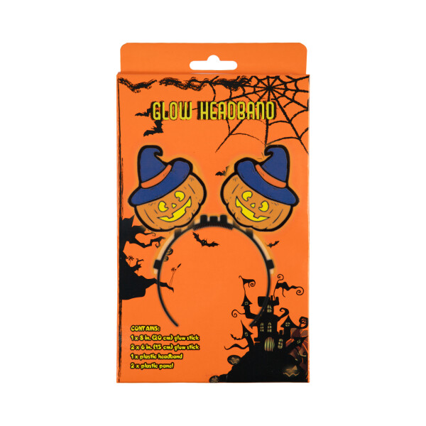 Svítící čelenka Dýně - Albi