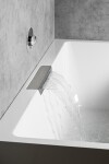 POLYSAN - CASCATA R MONOLITH obdélníková vana 180x80x60cm, kaskáda nerez 73836MR.100