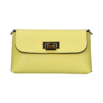 Stylová dámská kožená crossbody kabelka Clara, žlutá