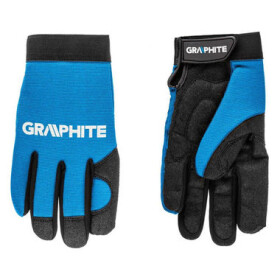 Graphite 97G100 / Pracovní rukavice z syntetické kůže 10" / elastická tkanina (97G100)