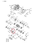 Ložisko vstupní hřídele do převodovky na Access Motor 250/300/400