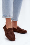 Loafersy Mokasyny Damské Ploché Tmavě hnědé Soreline 39