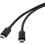 MicroConnect USB-C 3.2 Gen2x2 černá / Kabel / USB-C (M) - USB-C (M) / 1 m / 20 Gbit/s (DOCKUSB3.2CC1)