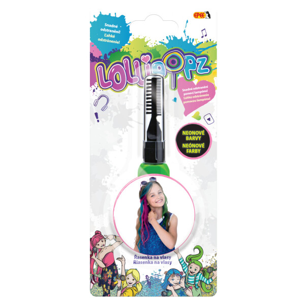 Řasenka na vlasy Lollipopz - zelená - EPEE