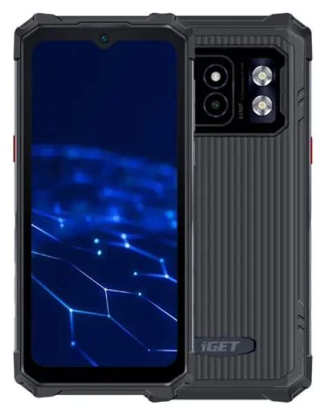 IGET T2 8+256GB černá / odolný telefon / 6,59" / IP68 / BT / DualSIM / 64MP+16MP / 10800 mAh (84008202)