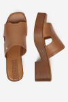 Pantofle Lasocki WI16-2356-01 Přírodní kůže (useň) - Lícová