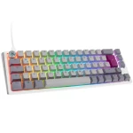 Ducky One 3 Cherry MX-Ergo-Clear šedá / herní klávesnice / podsvícená / mechanická / drátová USB-C / DE (DKON2167ST-EDEPDMIWHHC1)