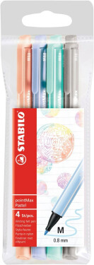 STABILO Point Max - Pastelové barvy 4 ks