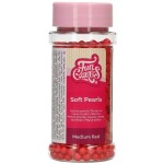 FunCakes Cukrové perličky Červené měkké 80g