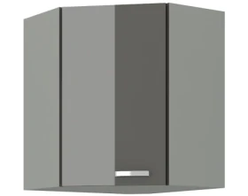 Horní rohová kuchyňská skříňka Grey 60/60 cm