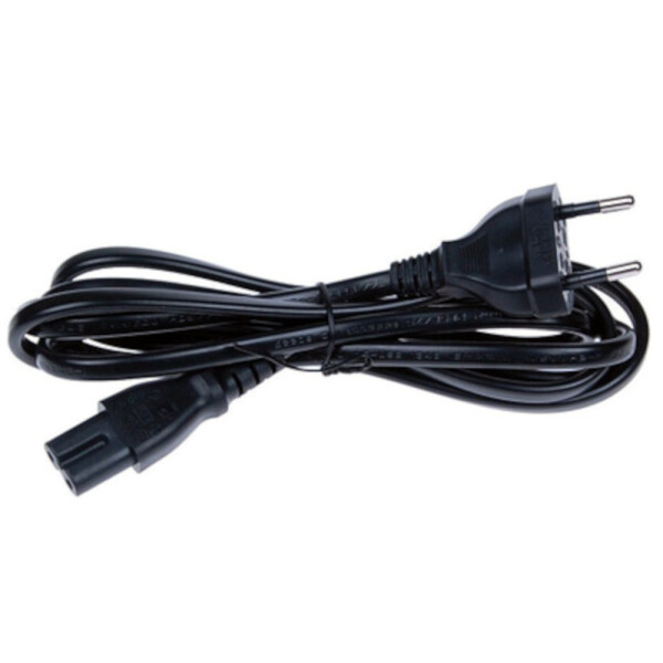 Síťový kabel 230VAC - 1,8m, EU 2PIN, Přístrojová zástrčka C7