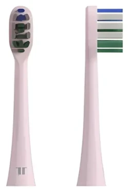 Tesla Toothbrush TS400 růžová / Náhradní hlavice pro sonický zubní kartáček / 4 ks (8596115870420)