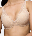 Dámská podprsenka Body Make-Up Illusion Lace WP - BROWN - TRIUMPH BROWN - TRIUMPH BROWN 85B