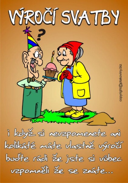 Joke21 Certifikát Výročí svatby – vtipný dárek k výročí