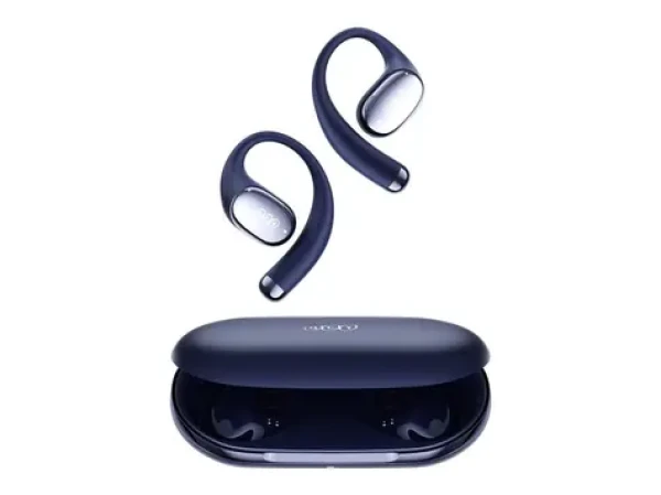 QCY Crossky R70 modrá / Bezdrátová sluchátka s mikrofonem / TWS / Bluetooth 6.0 / IPX5 / dobíjecí box (CT02 blue)