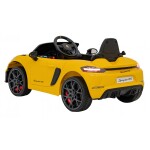 Mamido Elektrické autíčko Porsche Spyder RS 718 lakované žluté