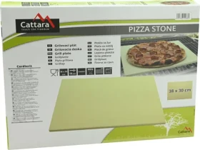 CATTARA Grilovací plát PIZZA / Kordierit / 38 x 30 cm / Tloušťka 10 mm