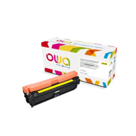 OWA Armor toner pro HP Color Laserjet CP5220, 5225, 7300 Stran, CE742A, žlutá/yellow - originální EDF_1081075