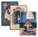 Zápisníky 3ks - Alenka v říši divů