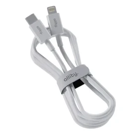 Allity AUC-03 Datový kabel USB-C/Lightning 1m 27W bílá (DATUSBC27WALL01WH)
