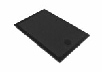 Sprchová vanička obdélníková SAT Project 100x90 cm litý mramor černá SATSVPRO10090CA SATSVPRO10090CA