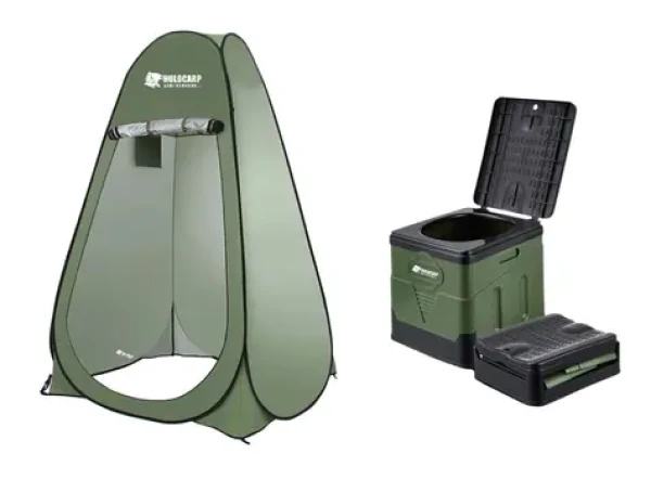 Holdcarp Set přenosného záchodu a hygienického stanu Portable Toi BIG + Toilet Shower Tent (50695061)