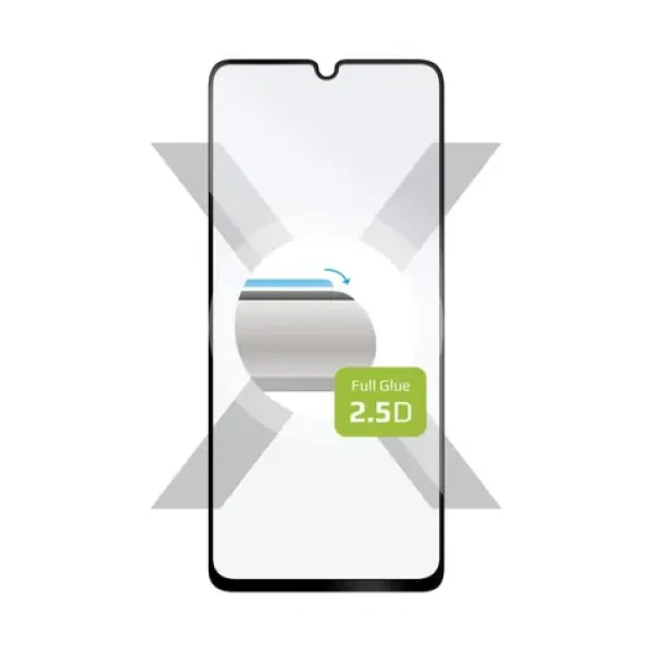 FIXED Ochranné tvrzené sklo Full-Cover pro Realme Note 50 černé / lepení přes celý displej (FIXGFA-1387-BK)
