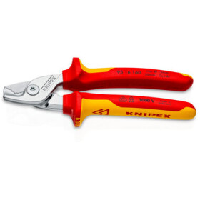 KNIPEX Nůžky kabelové 160 mm stepcut s krokovým řezem izolováno 1000 v knipex 9516160sb