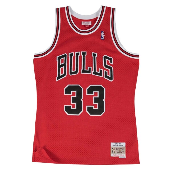 Mitchell & Ness Pánský dres Chicago Bulls NBA Scottie Pippen #33 1997-98 Swingman - Červená Velikost: S