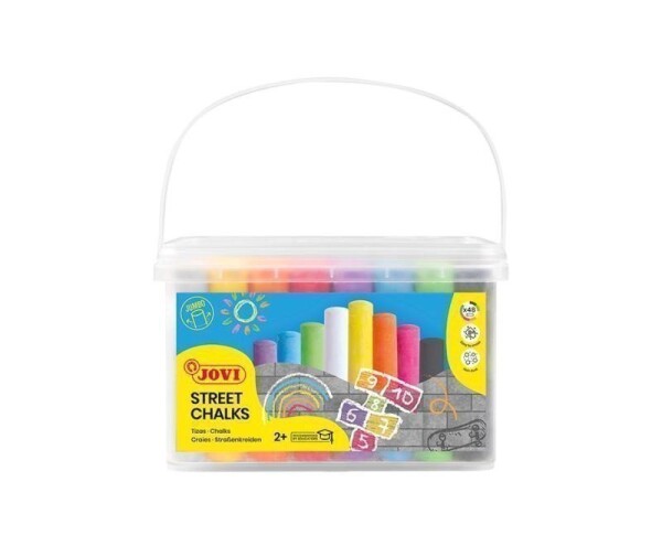 JOVI chodníkové křídy jumbo box - 48ks