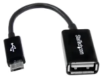 StarTech UUSBOTG / OTG adaptér / Micro USB na USB-A / samec/samice / 0,13 m (UUSBOTG)