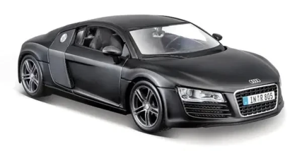 Maisto Audi R8 matná černá 1:24