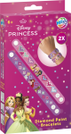Diamantové malování Disney Princezny - výroba náramků 2 ks - Craft Creative