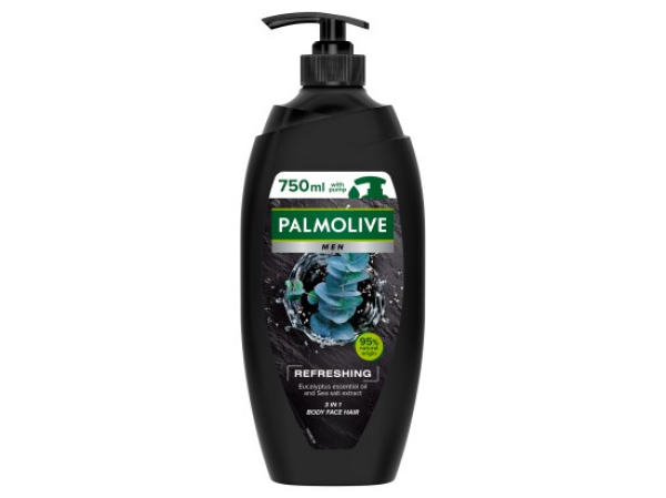 Palmolive For Men Refreshing sprchový gel pro muže 3v1 pumpa 750ml