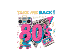 Dovoz Nažehlovačka 80. léta party - 1 kus