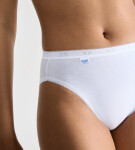 Dámské kalhotky Sloggi Basic+ Tai 2P bílé WHITE 42