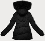 Černá dámská bunda typu bublina pro přechodné období J Style (5M3238-392A) odstíny černé M (38)
