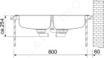 FRANKE - Euroform Nerezový dřez EFN 620-78, 780x475 mm 101.0120.102