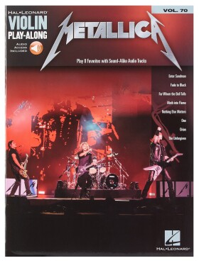 MS Violin Play-Along Volume 70: Metallica