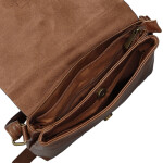 Trendy dámská crossbody kabelka Simba, tmavě hnědá