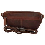 Trendy dámská kožená kabelko-ledvinka GW Babetta, hnědá