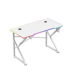 Huzaro Hero 1.7 RGB bílá / Herní stůl / 120 x 60 x 75 cm (HZ-HERO 1.7 RGB WHITE)