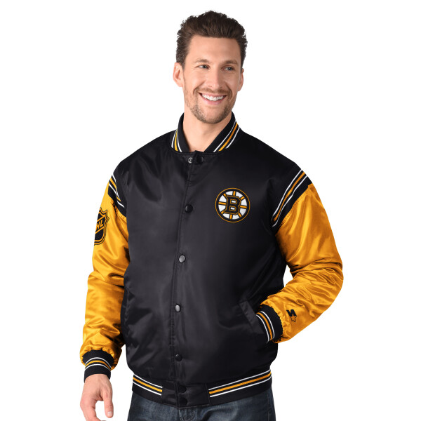 G-III Pánská bunda Boston Bruins NHL Enforcer Jacket Velikost: L