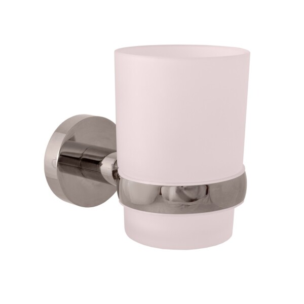 RAV Slezák - COLORADO - Koupelnový doplněk Držák kartáčků skleněný, Metal Grey - lesklá COA0201MGL COA0201MGL