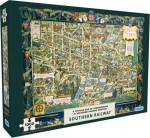 GIBSONS Puzzle Londýn ze Southern Railway