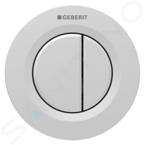 GEBERIT - Splachovací systémy Oddálené ovládání splachování typ 01, 2-činné, pro nádržku pod omítku 8 cm, easy to clean, matný chrom 116.043.JQ.1