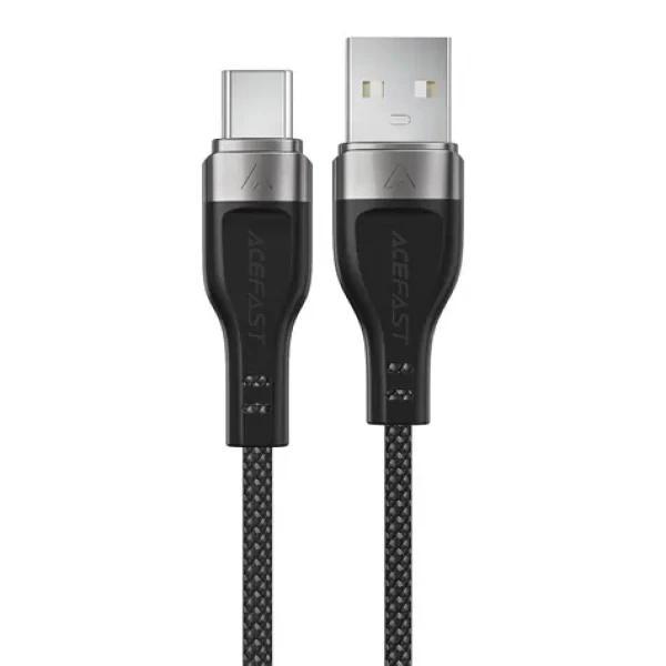 Acefast C11-04 černá / Kabel / USB-A - USB-C / magnetický / 1,2 m / 3 A