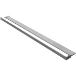 CERANO - Polička/držák na ručníky pro sprchovou zástěnu Walk-In - 8-10 mm - chrom - 30 až 160 CER-440147